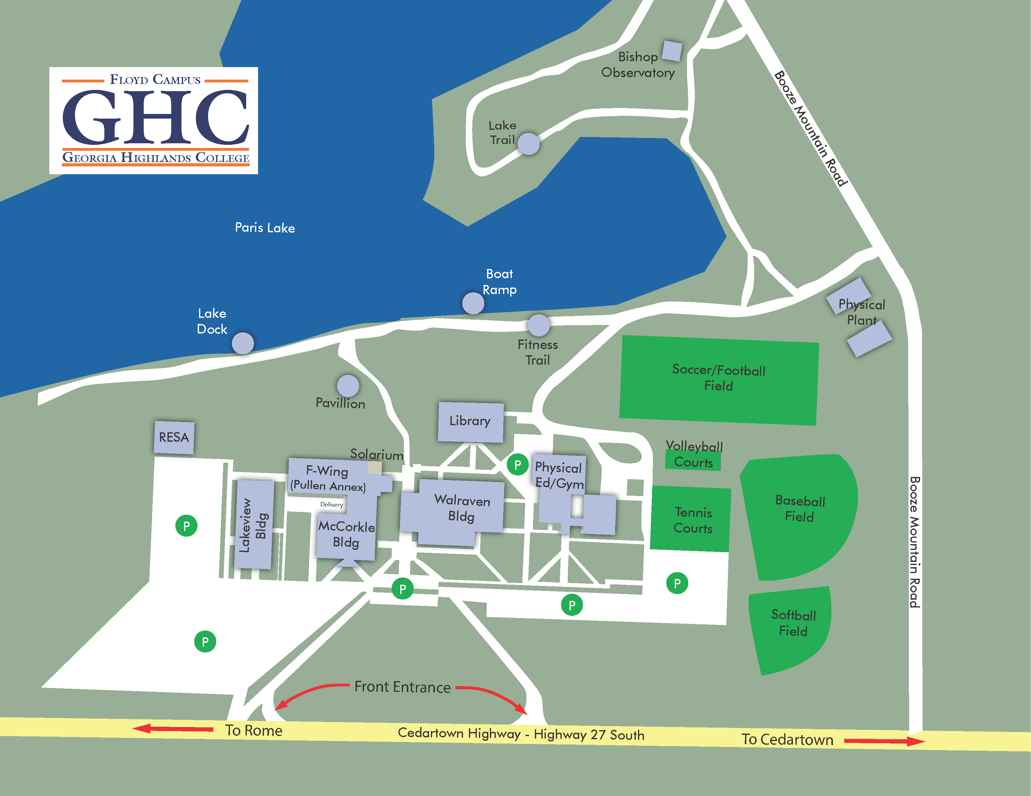 floyd campus map