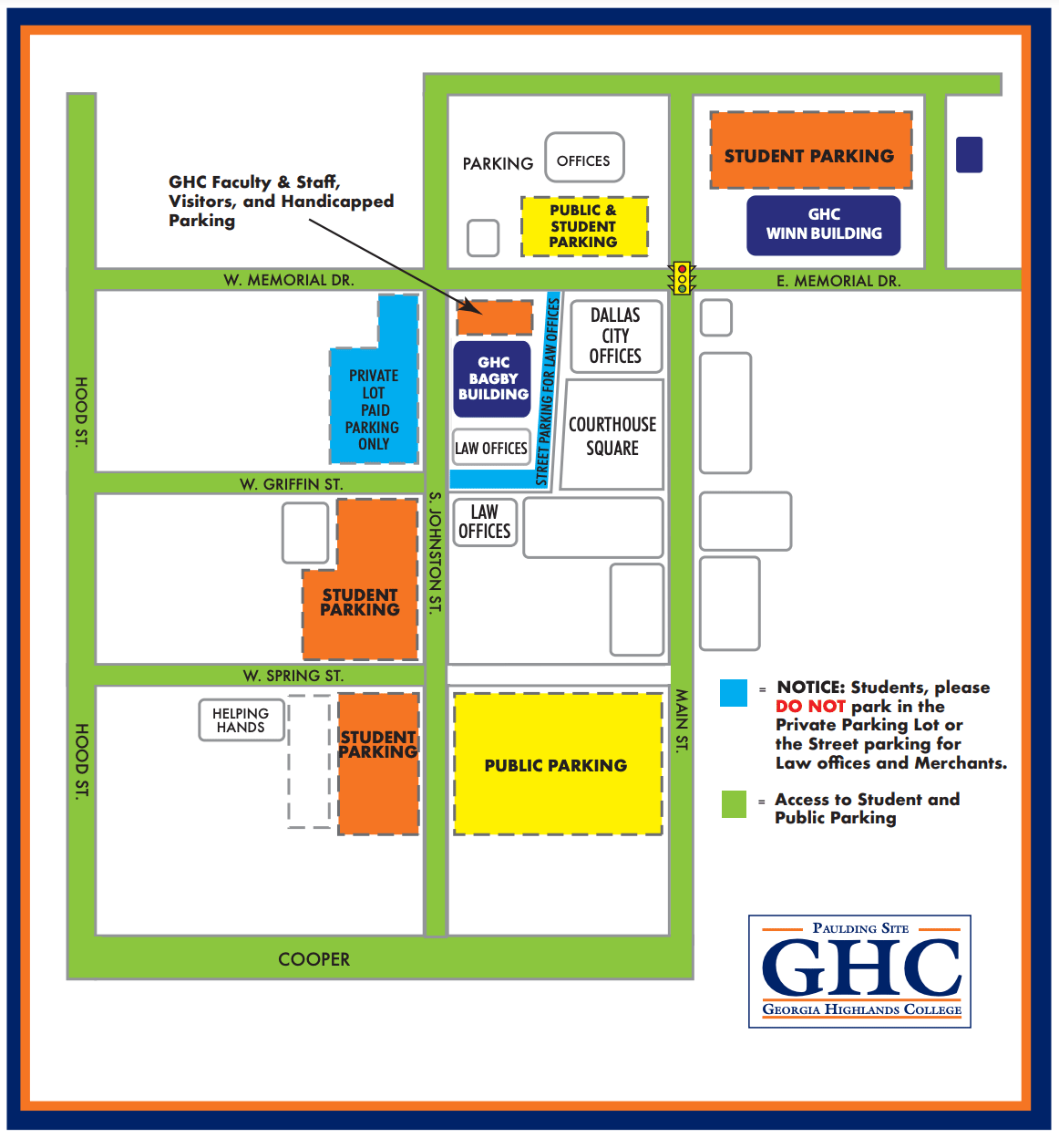 Paulding site map